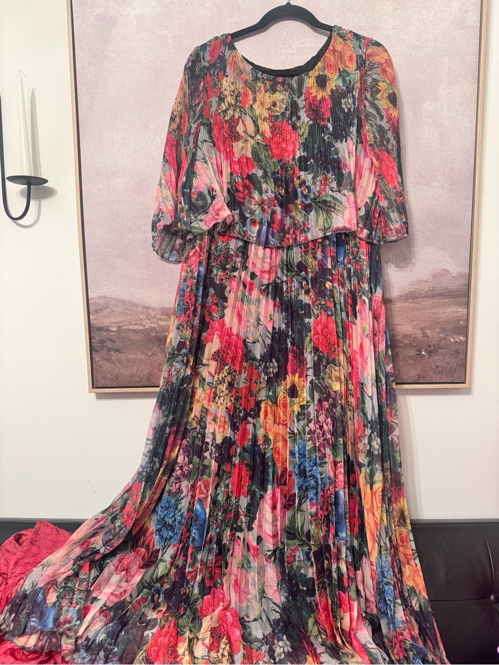 Reflora Plus Size Women Summer Red Boho Dress/ Size 2XL - Picture 4 of 14
